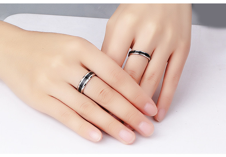 Bague mixte en Acier au titane - Ref 3087685 Image 10