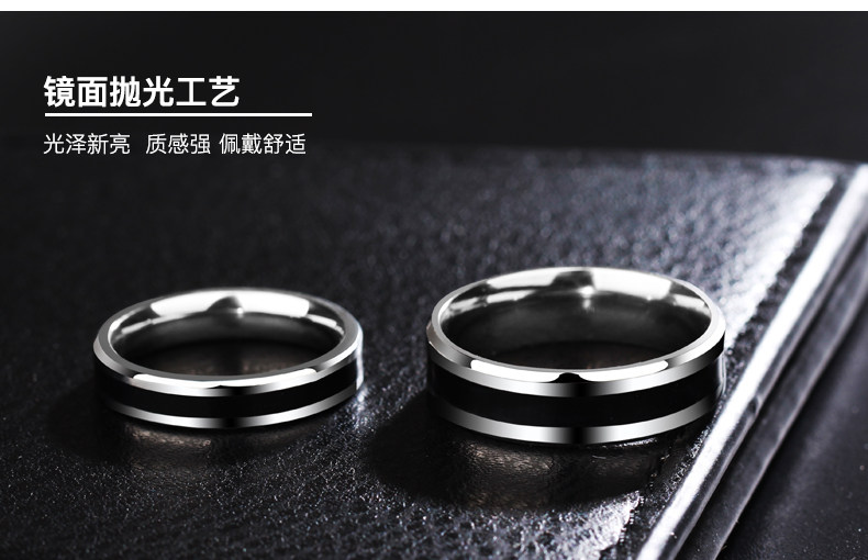 Bague mixte en Acier au titane - Ref 3087685 Image 15