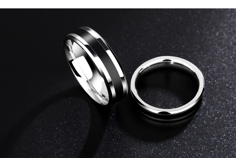 Bague mixte en Acier au titane - Ref 3087685 Image 22