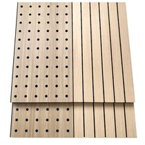 Wooden sound-absorbing board density board 110ktv work-specific aluminum groove wood strip panel sound insulation school composite environmental grade
