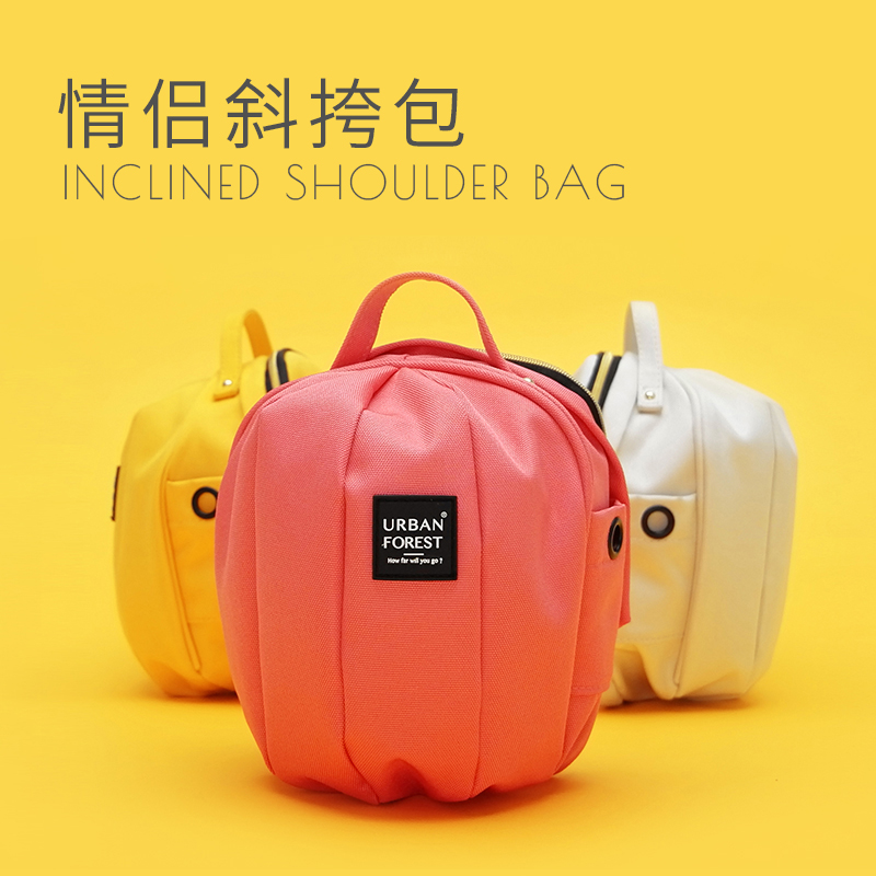 Urban Forrest Beetle Mini Single Shoulder Diagonal Satchel Fashion Spring Summer Casual Little Girl Super Light Canvas