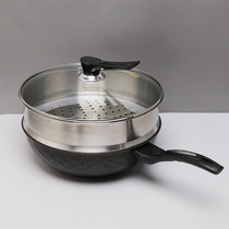 Thickened Steam Cage 304 stainless steel Steamed Pan Small Milk Pan Steamed steam steamer Home Round Steamed Buns Steaming Rack 30