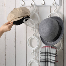 Japan imports inomata folding clothes hat holder hat containing shelf home creative bedroom scarves hook