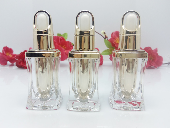 10ml Acrylic high grade embroidery pigment empty bottle with drop bottle essential oil bottle cosmetic packing bottle