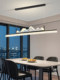 Chandelier for Dining Room, New Chinese Style, Modern Minimalist, Bar Counter, Tea Room, Artistic Linear Dining Table, Tea Table, Eye-Protecting Lighting Fixture