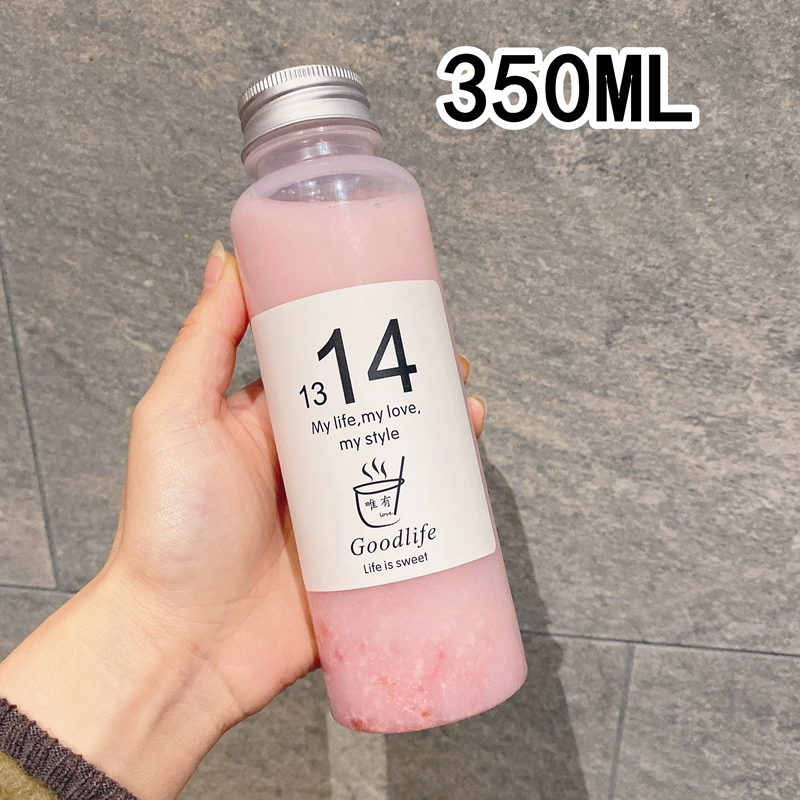 250-360-400-500ml PP chai nhựa chịu nhiệt độ cao chai nước giải khát uống nóng chai trà sữa nhà hàng chai mang đi