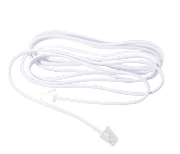 Double head straight extension connecting wire photocat finished phone line (1 Yuan 1 m) (2 core)