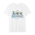 Lee nam mùa hè Mới nam cổ tròn tay ngắn tay áo thun xanh Áo thun cotton hàng đầu L29627K996QZ - Áo phông ngắn áo thun nam cao cấp Áo phông ngắn
