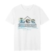 Lee nam mùa hè Mới nam cổ tròn tay ngắn tay áo thun xanh Áo thun cotton hàng đầu L29627K996QZ - Áo phông ngắn áo thun nam cao cấp