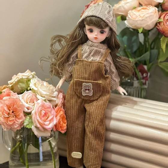 
High-looking 30 cm Internet celebrity doll 6 points BJD doll ornament suit girl doll princess doll children's toys