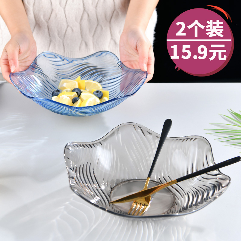 Fruit Pan Plastic Living Room Ostyle Snack Pan Melon Seeds Candy Pan Dried Fruit Pan Modern Minimalist Creative Home Fruit Basket