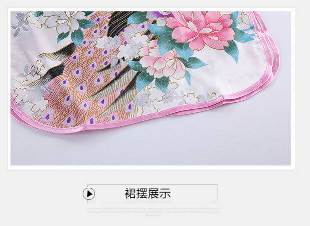 Летняя одежда, детское ципао, юбка, платье для отдыха, коллекция 2023, в западном стиле   