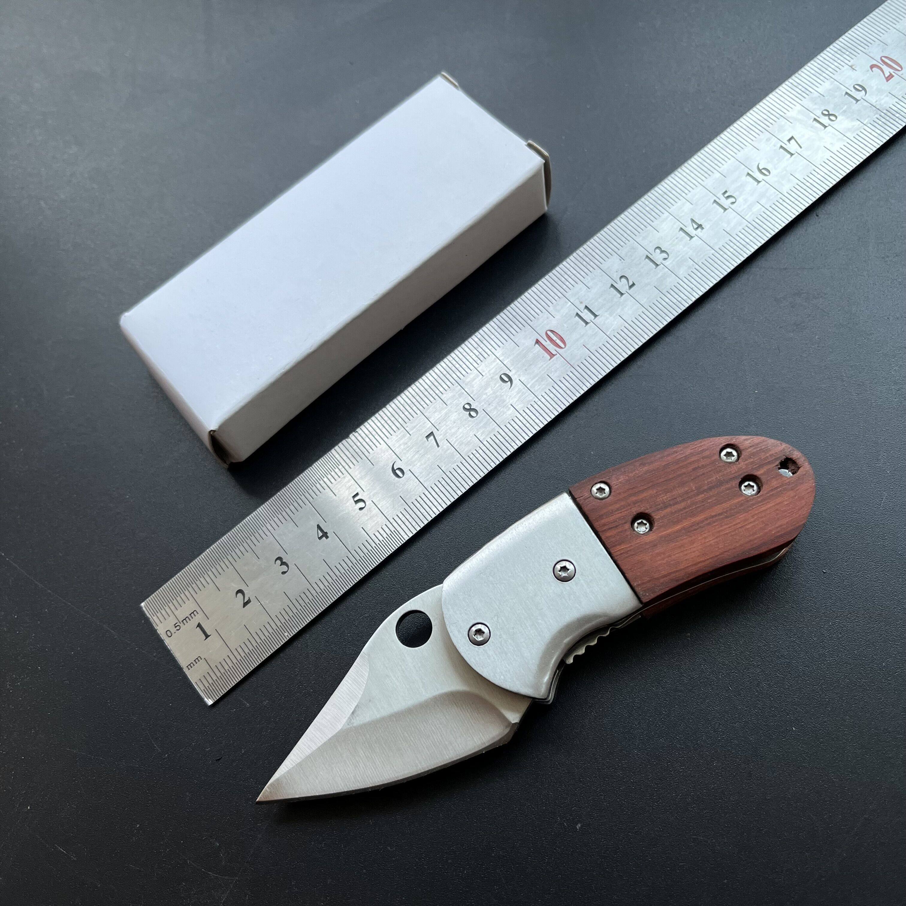 Folding Knife High Hardness Folding Knife Outdoor Mini Knife Portable Fruit Knife Keychain Pocket Knife