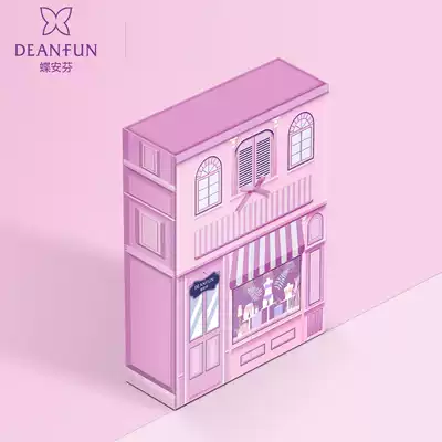 Butterfly Anfen girl boxers lightweight breathable invisible double-effect antibacterial comfortable skin-friendly breathable ladies underwear gift box