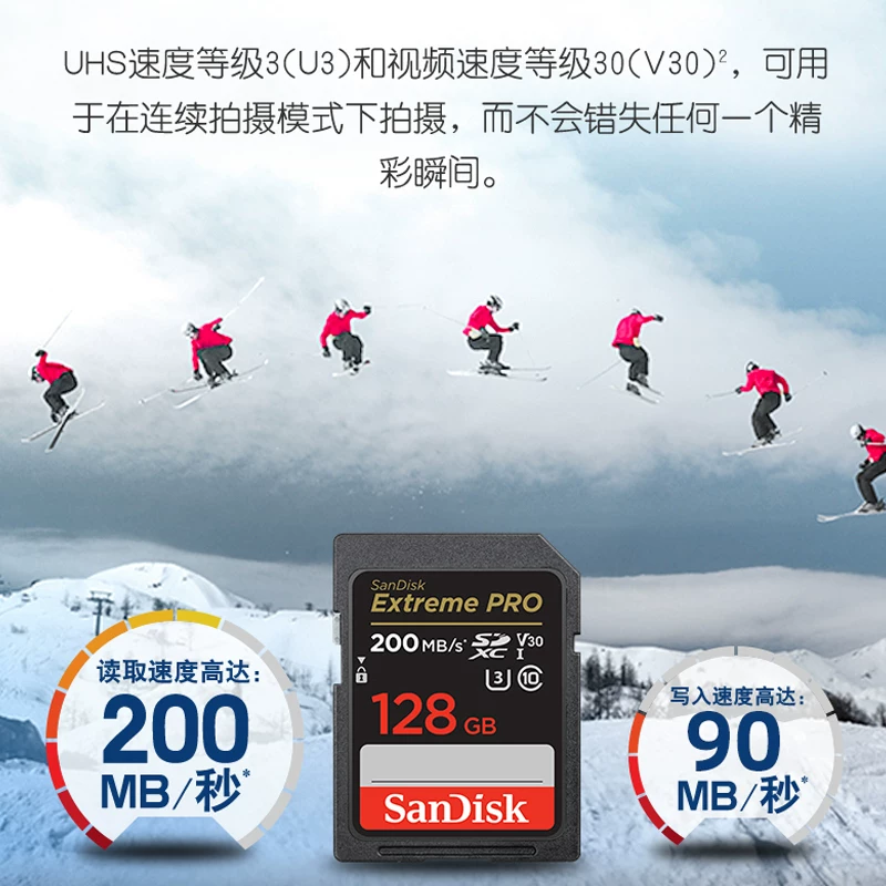 Sandisk, canon, sony, camera, memory card, storage, official flagship store, 128G