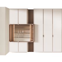 (Wile Whole House Customization) Wardrobe Furniture Bedroom Overall Cloakroom Walk-in 600 Yuan Prepayment