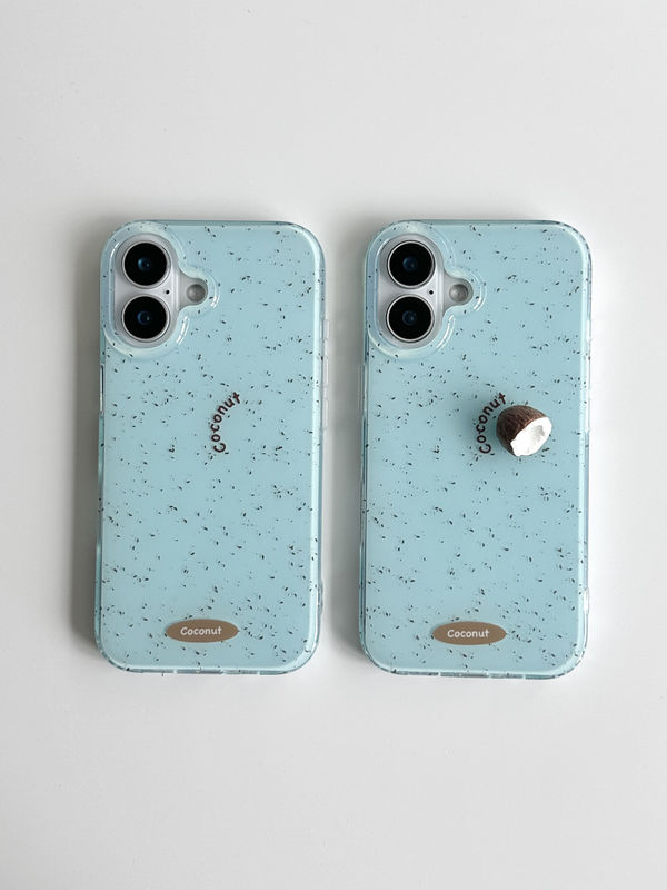 Xiduo's Three-Dimensional Coconut Apple Phone Case with Splash-Ink Design Is Suitable for iPhone 16/15/14 Pro Max, New Model 17 Xiduo's Three-Dimensional Coconut Apple Phone Case with Splash-Ink Design Is Suitable for iPhone 16/15/14 Pro Max, New Model 17