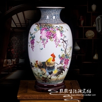 Jingdezhen ceramic hand painted pastel countertop vase modern new house living room decoration gift