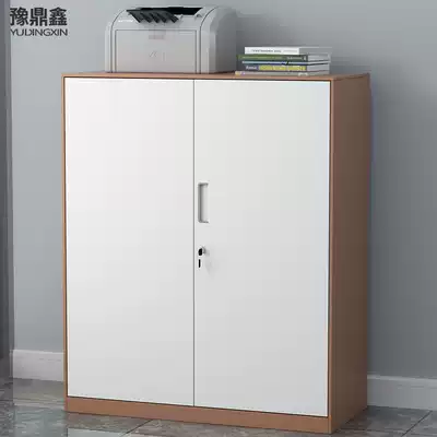 1090 open door file cabinet iron low cabinet storage cabinet with lock small cabinet tool cabinet Steel data file cabinet
