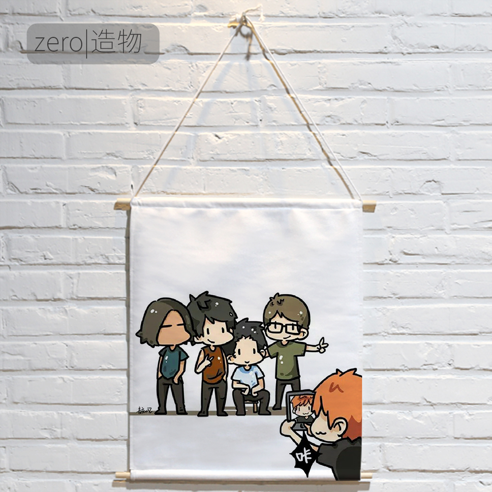 Hanging paintings around the concert on the antenna in May to support Ashin's album with the same style poster dormitory bedroom wall painting