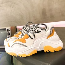 Old Daddy Shoes Women Ins Superfire 2018 Summer New Pine Pastry Shoes Womens Thick Bottom Original Sink 100 Hitch Sneakers Female Summer