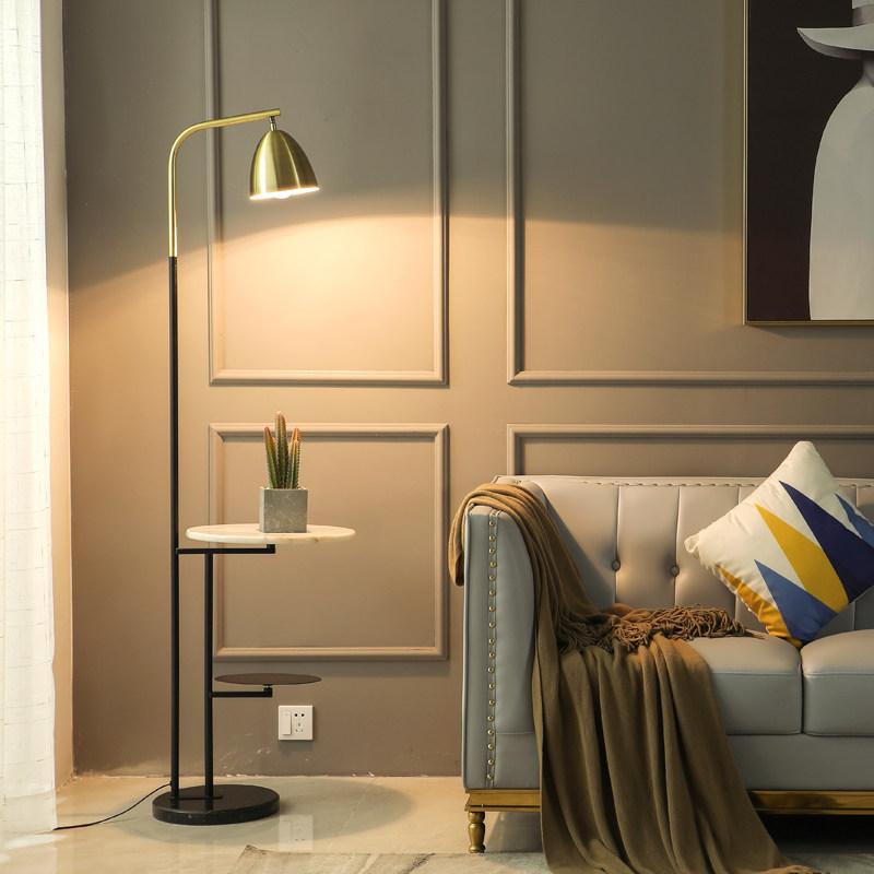 Light lamp floor lamp Bedroom Lightroom Lights Red bed head pole floor lights in wind vertical eye - guarding pallet lamps