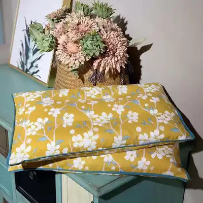 Ins Nordic American retro pastoral style 80 cotton pillowcase children cartoon single pillowcase single pillowcase