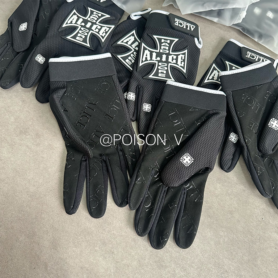 world.taobao.com: alice hollywood cross logo motorcycle gloves