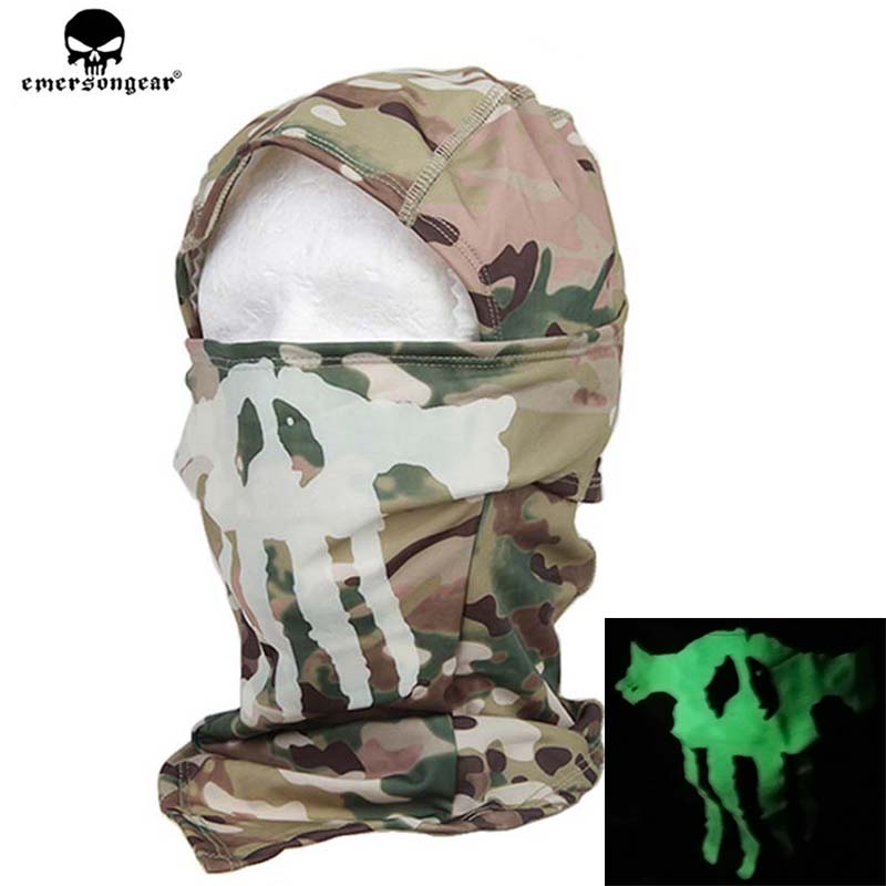 Love Merson Luminous Edition Ghost Headgear Fan Field CS Tactical Speed Dry Mask Outdoor Sunscreen Camouflak Headscarf