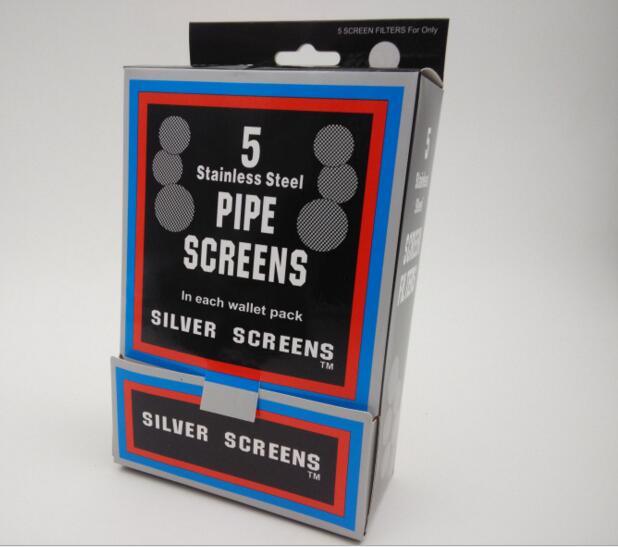 Silver pipe filter metal filter pipe combustion-supporting wire tobacco combustion-supporting wire pipe filter 1 box