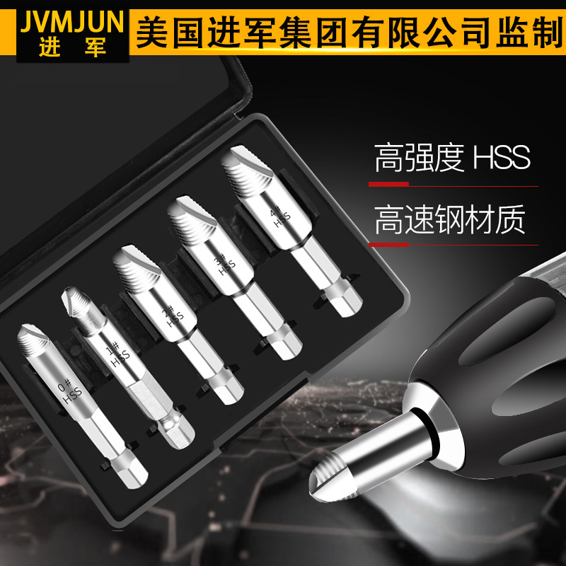 US foray into broken head screw extractor to take short head screw tool to take silverware anti-wire slip wire extractor
