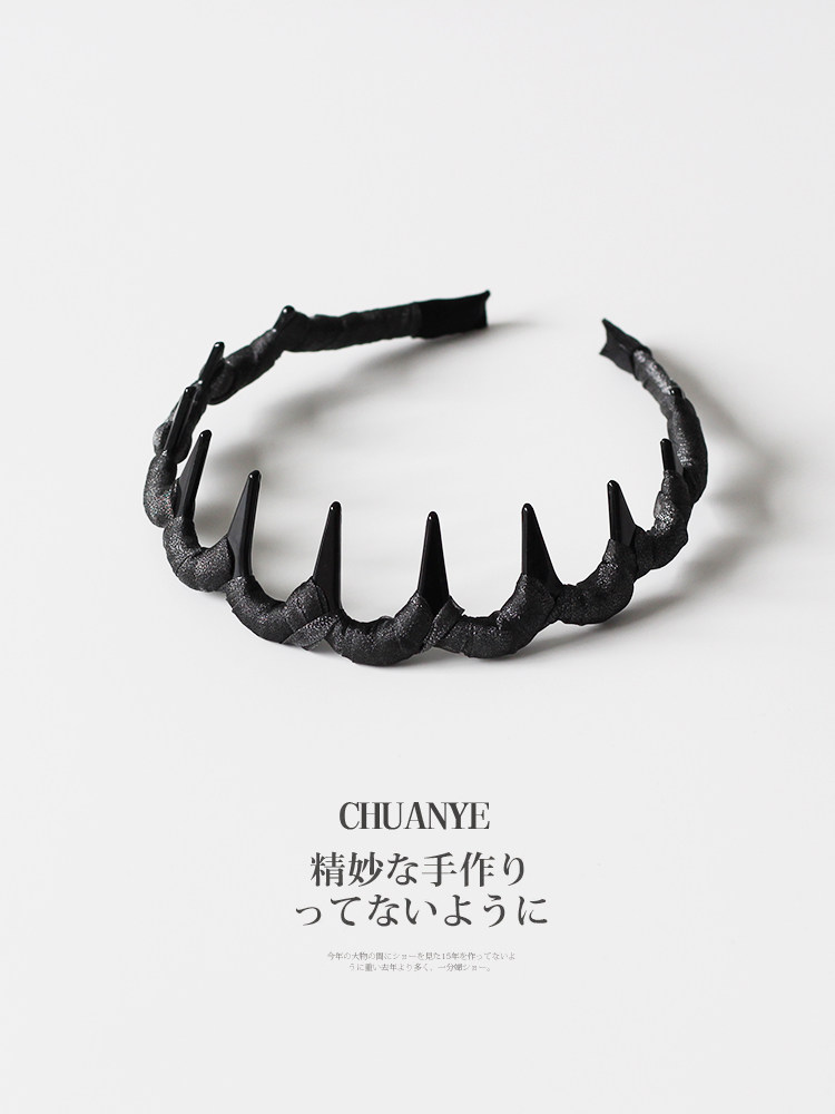 Kawano pink non-slip toothed hair hoop for women with high skull headband showing small face, washing face and breaking hair, organizing artifact