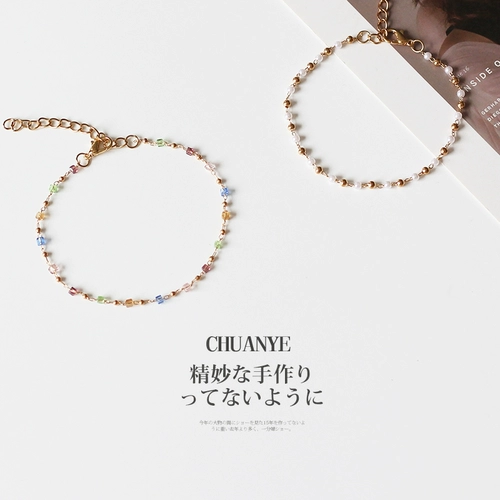 Изысканный браслет из бисера, браслет из бусин ручной работы, ювелирное украшение, легкий роскошный стиль, изысканный стиль, подарок на день рождения