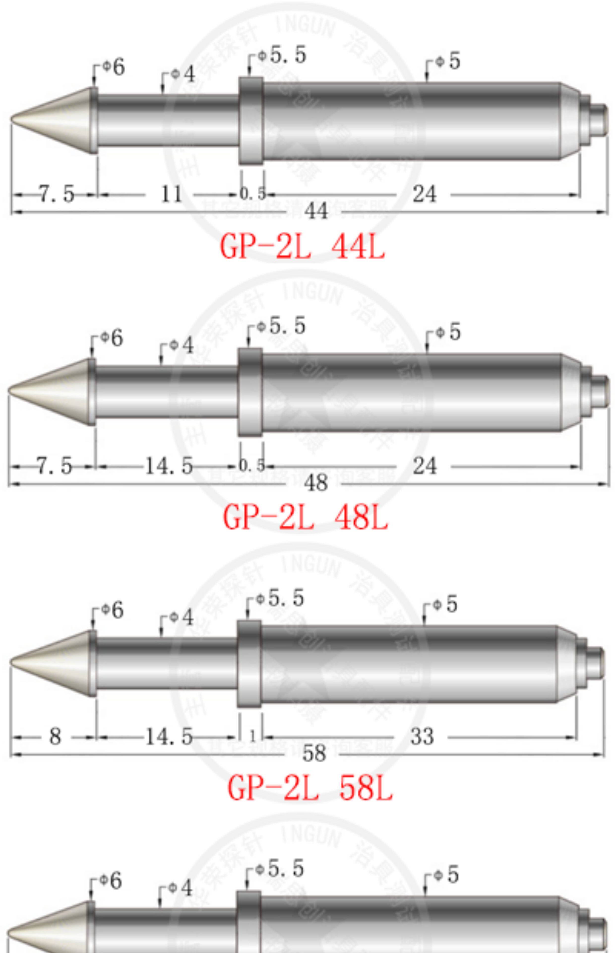 Spring Pin Support Fixture GP-2T Fixture Light Plate Positioning Pin PCB Spring Thimble Support ...
