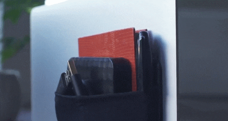 FILLIT POCKET | Máy tính xách tay Sticker Nhãn hiệu lưu trữ kỹ thuật số Túi mini Túi - Lưu trữ cho sản phẩm kỹ thuật số túi vải đựng tai nghe