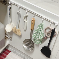 Cabinet Tandem Row Free Punch Hook to slide Kitchen Crook Multifunction Bathroom S Hook containing Divine Instrumental Hook rack
