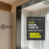 Extremely narrow white 304 stainless steel pass door cover door frame window cover entrance elevator balcony edging customization