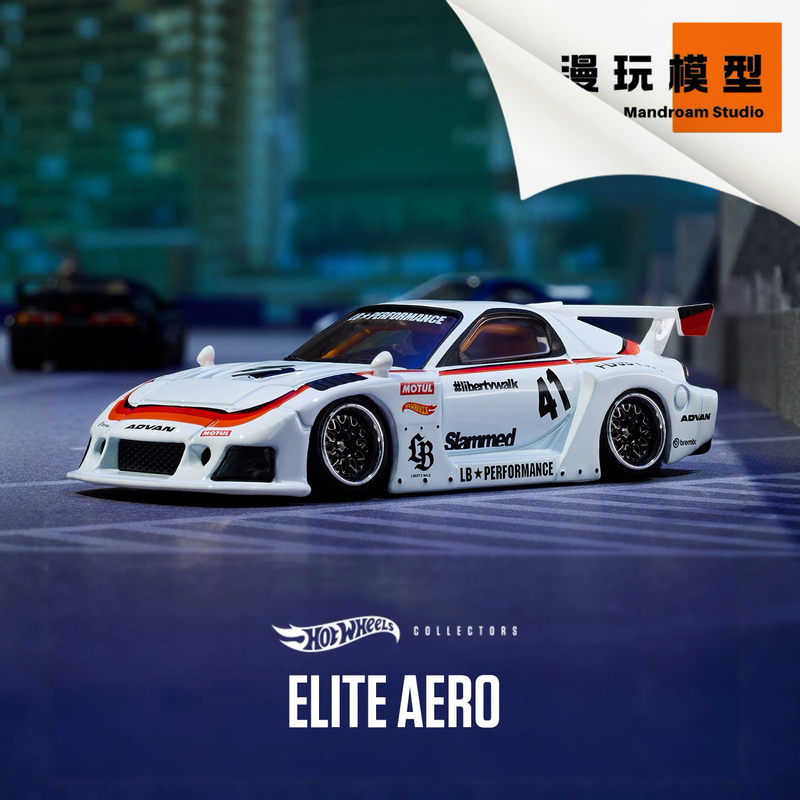 Hot Wheels Elite 1/64 Lbwk Mazda Rx7 Fd3S Super Silhouette