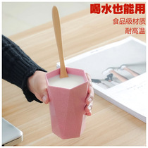 Mouth Cup wash cup home simple diamond brushing cup wheat stalk Cup Tooth Cup Tooth Cup couple tooth cylinder