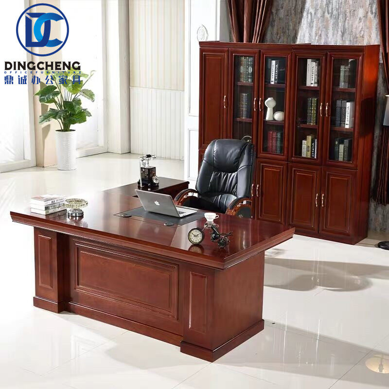 Paint Large Ball Boss Table & Chair Combination PCM Table Simple Modern President Desk