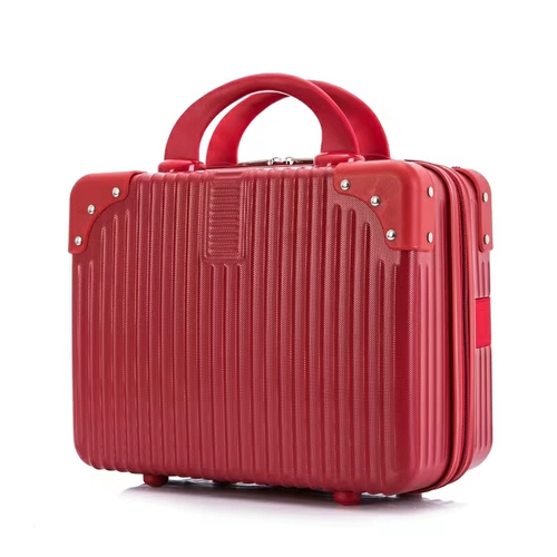 Ретро портативный чемодан, маленькая коробка для путешествий, ящик для хранения, 14 дюймов