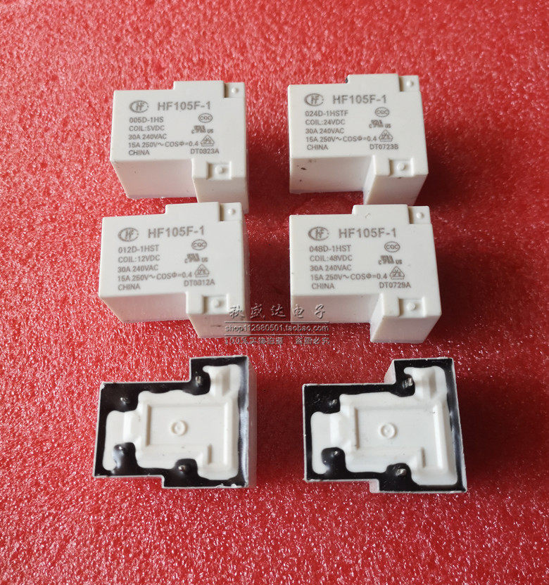 Macro hair relay HF105F-1-005D 012D 012D 048D-1HS 1HST 1HST a common open 4 feet 30A
