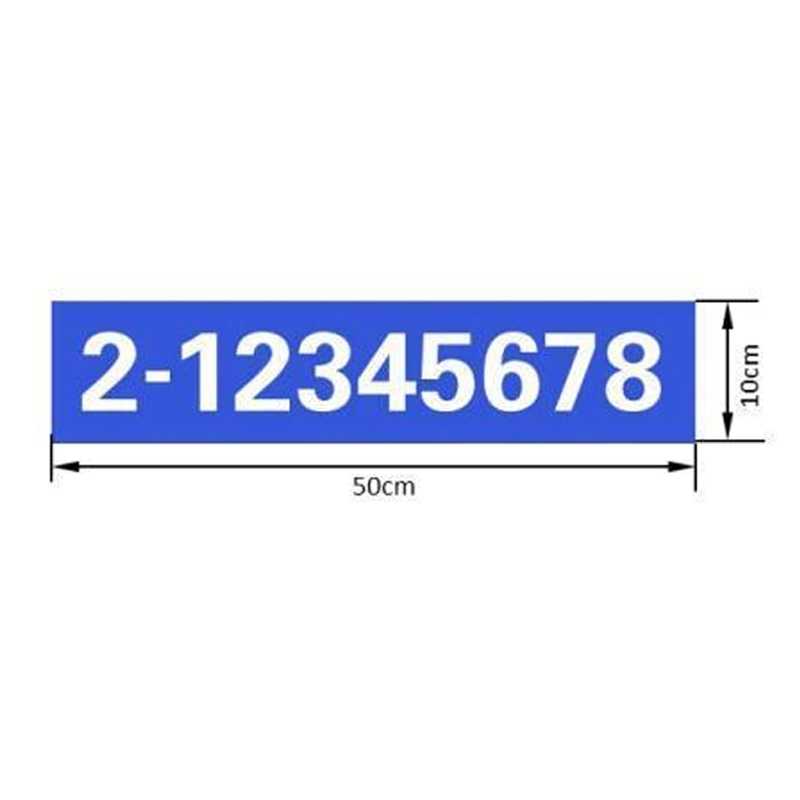 Customized aluminum alloy reflective sign non-mobile mechanical aluminum brand stamping environmental protection concave and convex factory in-field nameplate door number