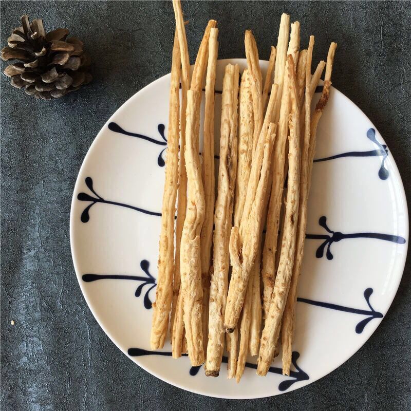 North Sand Ginseng No Sulphur Whole Bar North Sand Chinese herbal medicine Wild dry sand Ginseng Strips New stock 500g can be matched with jade