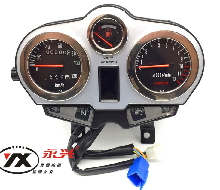 Phụ kiện xe máy Loncin LX150-70A, LX125-70D núi anh hùng cụ lắp ráp bảng mã kế - Power Meter