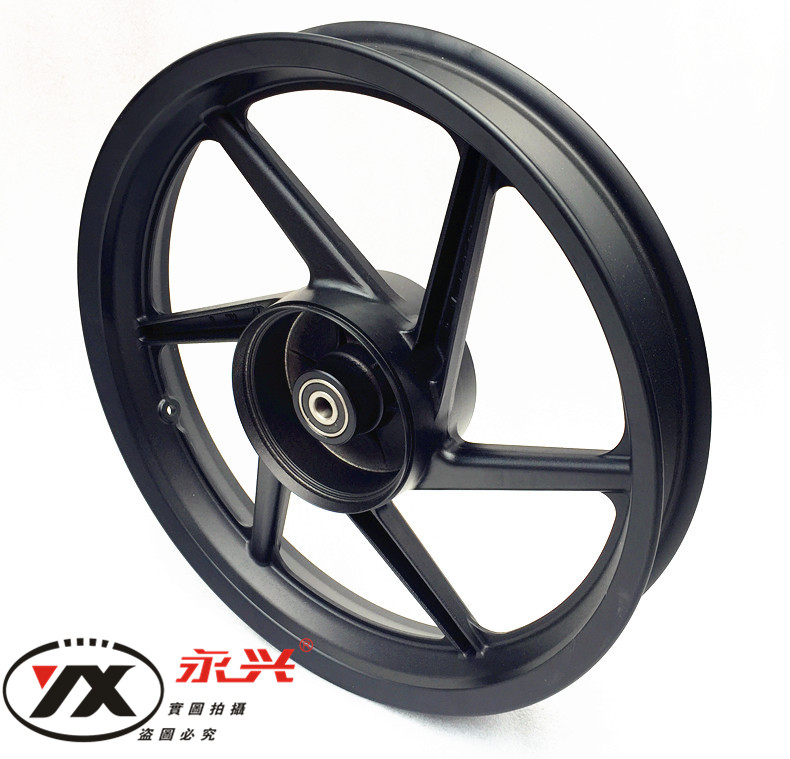 Qianjiang Yulong các bộ phận ban đầu QJ125-26 / QJ125-26A bánh xe vòng thép phía trước và sau - Vành xe máy vành xe honda