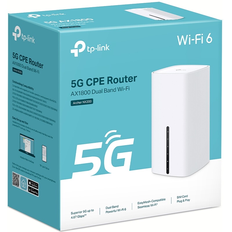 Tp-Link 5G/4G Wireless Wifi Router Archer Nx200 Mx700 Tl-Mr6400/100 Tp-Link 5G/4G Wireless Wifi Router Archer Nx200 Mx700 Tl-Mr6400/100