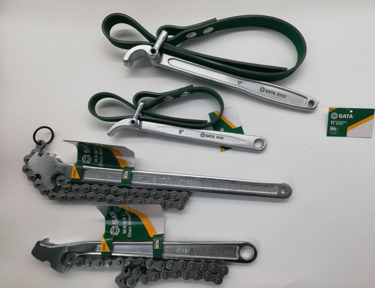 Skadden Tools Chain Wrench Oil Filter Belt Plate Hand 97451 97452 97461 97462