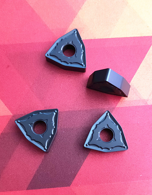Zhuzhou peach-shaped CNC hexagonal blade WNMG080404-OPM OC2125 OC2115 steel parts