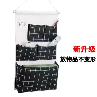 The storage bag on the bedside wall of the student dormitory door with adhesive hook storage bag wall hanging bag wall hanging type